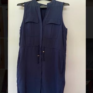 H&M Blue Silky Dress